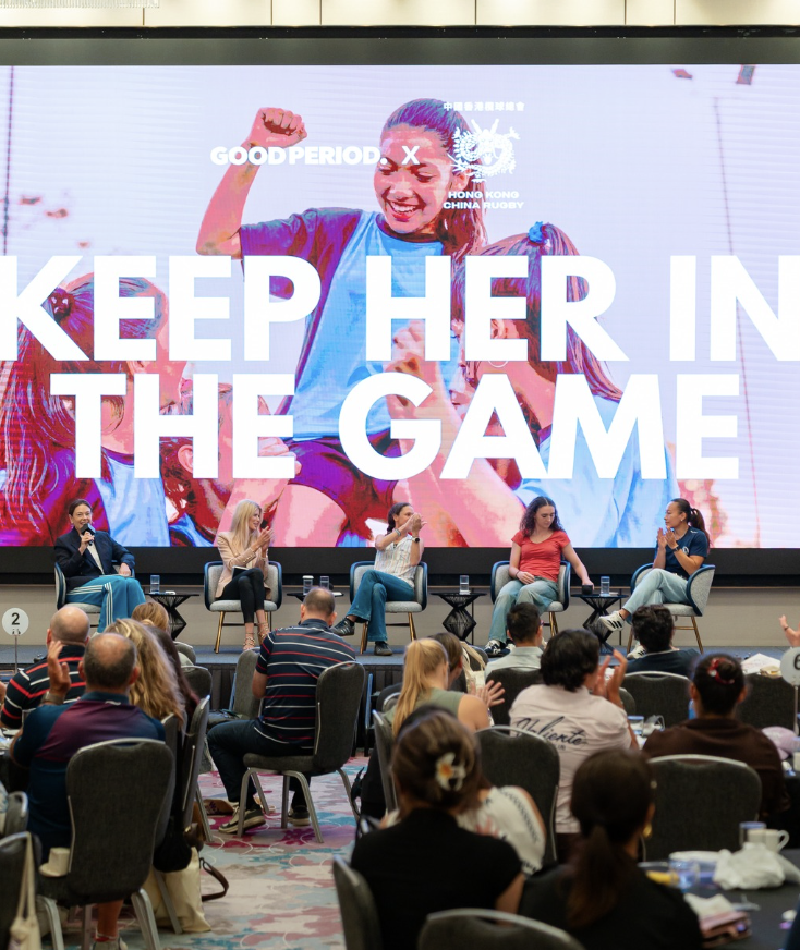 GoodPeriod and Hong Kong China Rugby launch the Keep Her in the Game campaign at a live panel event