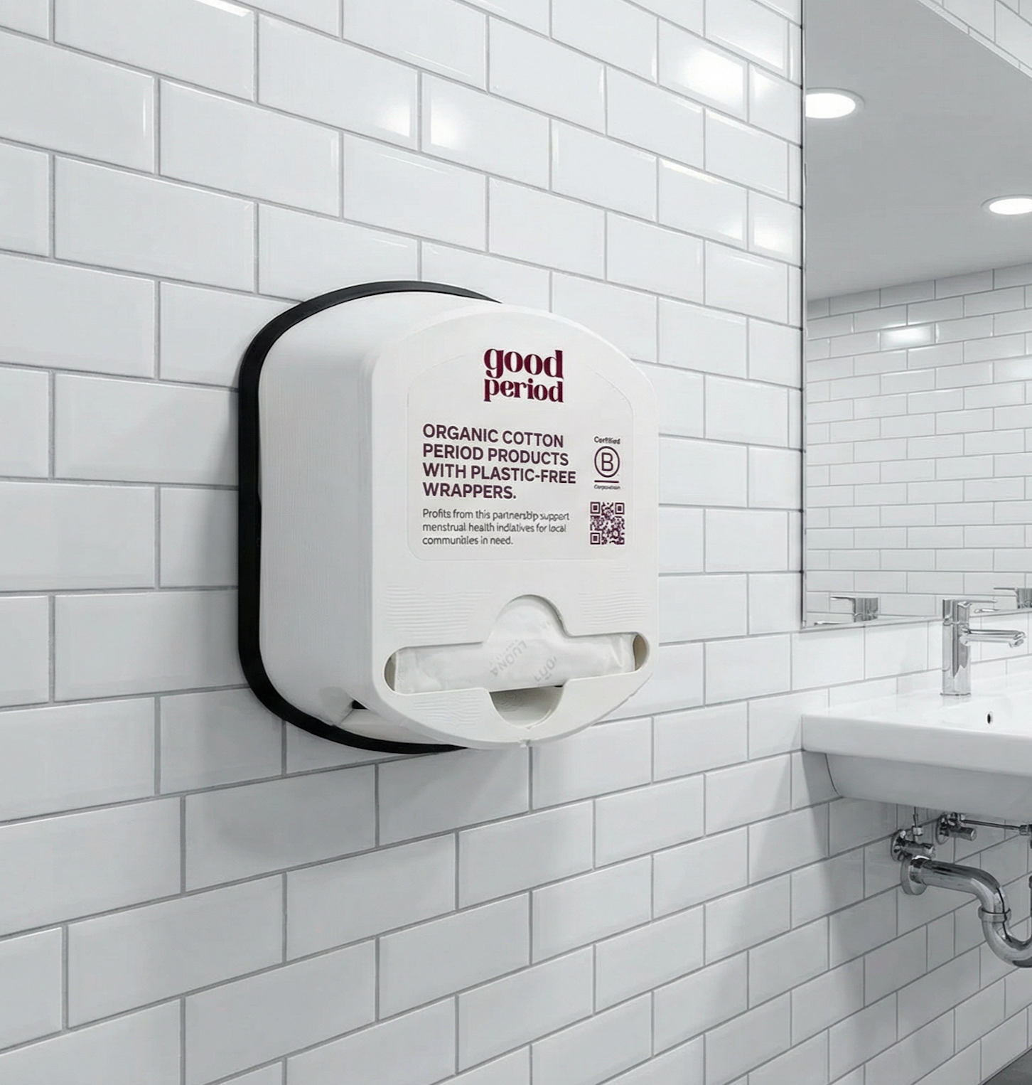 Washroom Dispensers for Pads & Tampons